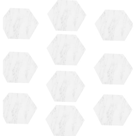 10pièces Autocollants Pour Carrelage Adhésifs Imitation Sol Lot Pour (1/5)