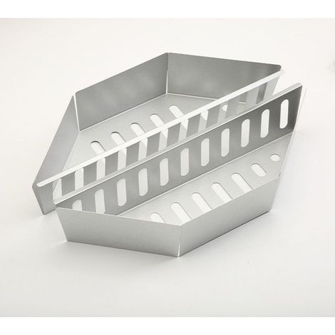 7403 Lot de 2 Paniers à Charbon Char-Basket pour Weber 57 cm Kettle Grills, Briquette Panier pour Weber One Touch and Master Touch Charcoal Grill, Barbecues à Charbon de 47,6 et 67 cm (1/5)
