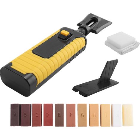 Reparaturset für elektrisch beheizte Laminatböden, Kratzerreparatur für Holzböden und Möbel (11 Farben) (1/5)