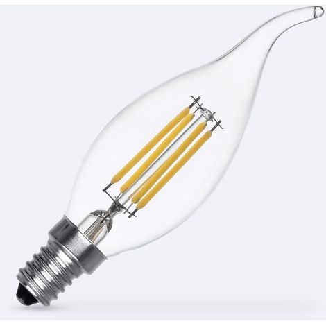 LED-Glühbirne Filament E14 4W 470 lm T35 No Flicker 4000K Neutralweiß
