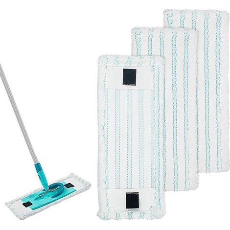 Chiffon microfibre de rechange pour balai - 38 x 16 CM - Compatible avec Leifheit Clean Twist M - Balai désinfectant lourd - Usage humide & - 3 pièces (1/5)