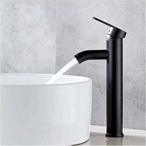 Bathroom Faucet Black Basin Faucet High Quality Faucet Wear-resistant Bathroom Faucet Suitable for inner diameter 32mm-42mm MUMU (1/4)