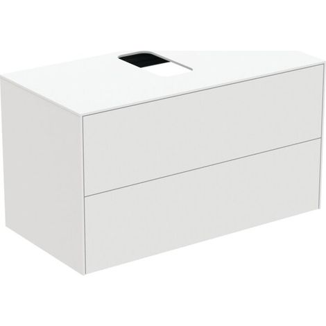 Ideal Standard T3942Y1 Meuble bas WT Conca, 2 tiroirs (1/4)