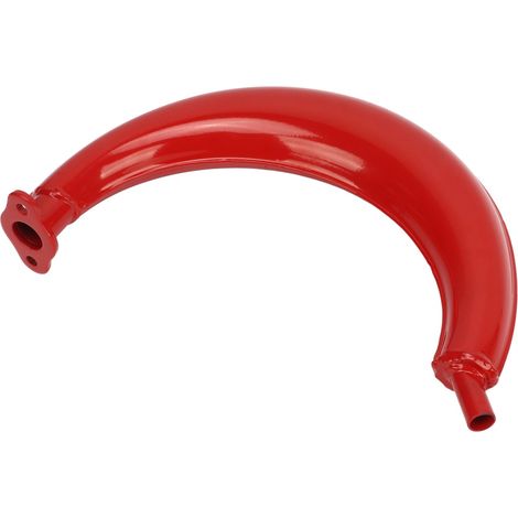 Silencieux d'échappement rouge en forme de demi-lune, 40mm, remplacement pour moteur 2 temps 49cc, 60cc, 66cc, 80cc