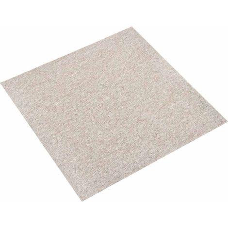 Teppich 20 pcs Hellbeige 50 x 50 cm 100% Polypropylen