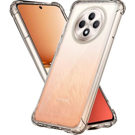 Custodia per Oppo Reno 12FS / 12F, resistente alle cadute, trasparente (1/5)