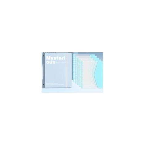 (1 Stück) A4-Ringbuch, poröses Datenbuch, einfacher Aufbewahrungsbeutel für Schülertestpapier, Büromappe, Aufbewahrungsbuch  - Crezuo
