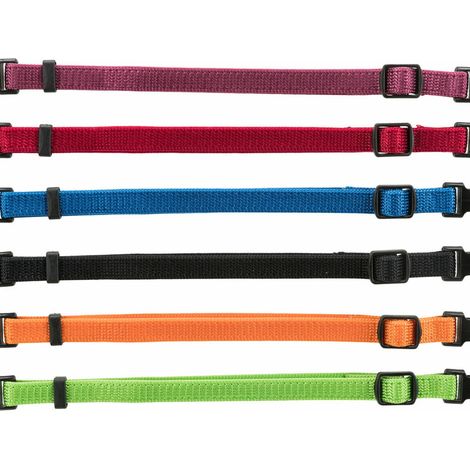 Collare per Cani Trixie Nero Rosso Blu cobalto Mela S/M 17-25 cm (6 Unità) (1/3)