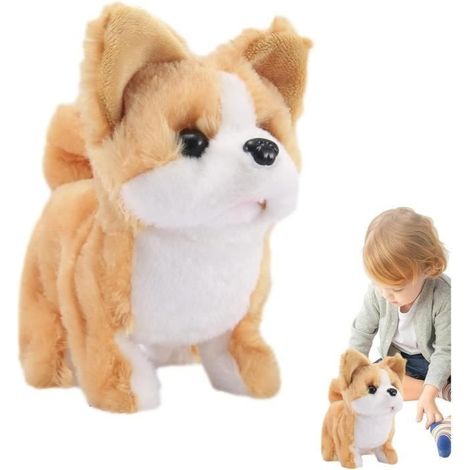 Jouet interactif - Non spécifié - Chiot en Peluche - Électronique - Réagit au toucher - Aboie et marche (1/4)