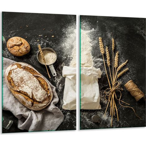 Tabla de cortar de vidrio 2x 30x52 para cocina (1/5)