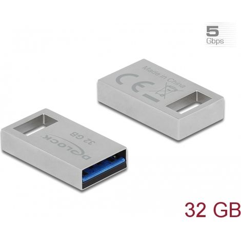 Delock USB 3.2 Gen 1 LÃ¡piz de memoria 32 GB - Carcasa de metal