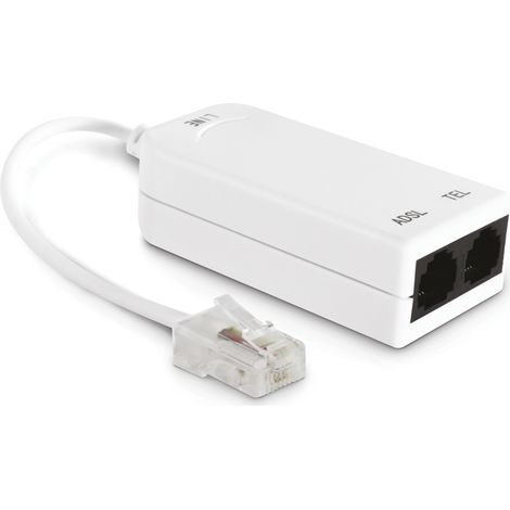 Filtre ADSL Filtre ADSL avec prise réseau RJ 45 -