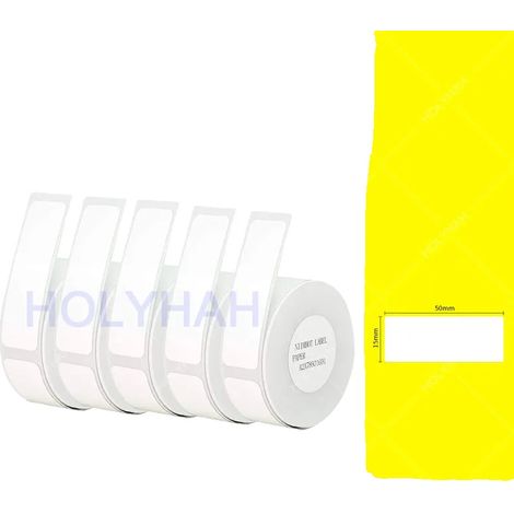Rotolo di carta autoadesiva, stampa nitida, impermeabile e resistente all'olio, M (1/2)