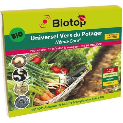 Némacare jardin Potager anti vers du sol universel 2X10 M