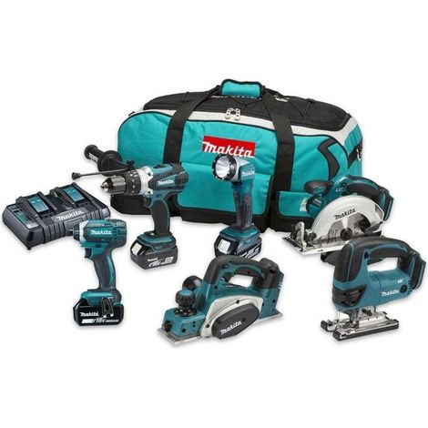 Makita DLX6067PT 18v 6 Piece Combo Kit LXT