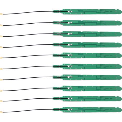 10 antennes internes NZ4GPCB001 à gain élevé, bande complète, compatibles 2G, 3G et 4G, avec interface IPEX pour circuit imprimé. (1/5)