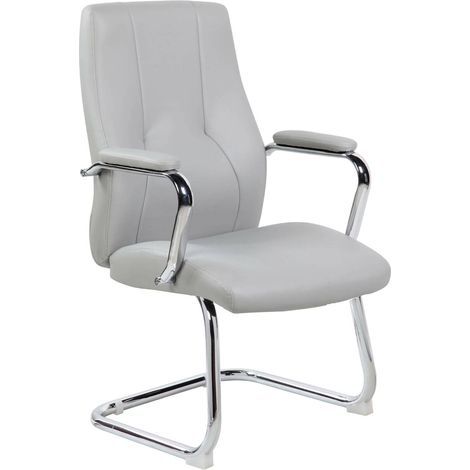 Sedia Lucana, Seduta sala da attesa con braccioli per ufficio, Seduta ergonomica da attesa, 61x58h101 cm, Grigio