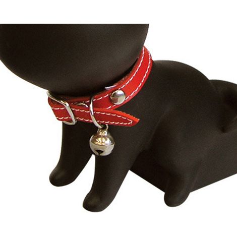Cale-porte décorative en forme d'animal mignon, sans perçage, pour la maison ou le bureau, chat noir (1/5)