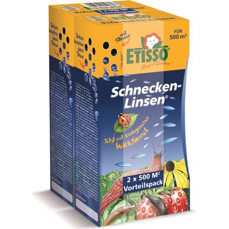 Etisso Schneckenlinsen 2 x 300 g Schneckenkorn