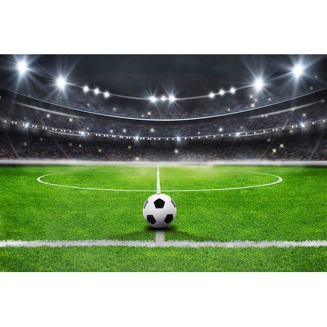 Papier peint panoramique Foot / Football - Ballon de foot - 130 cm x 87 cm (1/2)