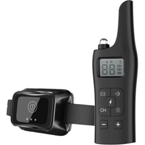 Collier Dressage de Chien avec Télécommande 800M, RGHS Collier D'aboiement pour Chien Rechargeable Étanche IP67 avec Vibration Et Son, pour Petit/Moyen/Grand (1/5)