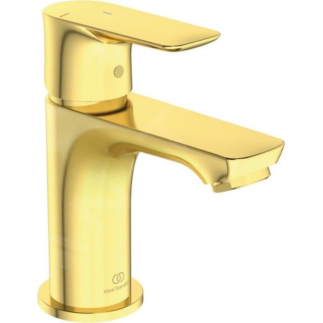 Ideal Standard Connect Air - Mitigeur de lavabo Piccolo Slim, BlueStart, Brushed Gold A7019A2 (1/3)
