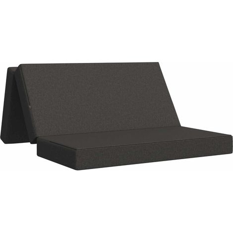 Foldable Sofa Bed 160 x 67 x 45 cm Dark Grey vidaXL