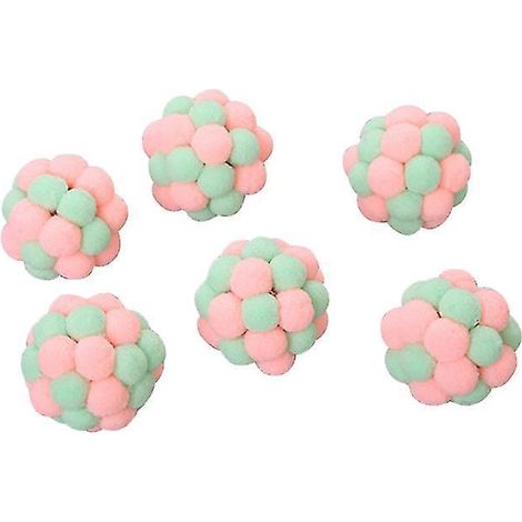 6 Stück Pompons für Katzen (1/3)