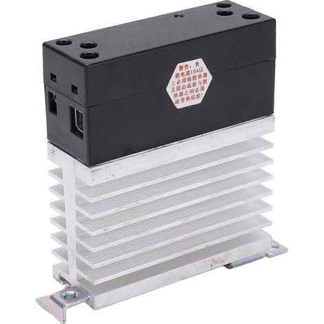 Halbleiterrelais mit guter Wärmeableitung, DC/AC-Führungsschienenrelais 24–480 V AC, korrosionsbeständig