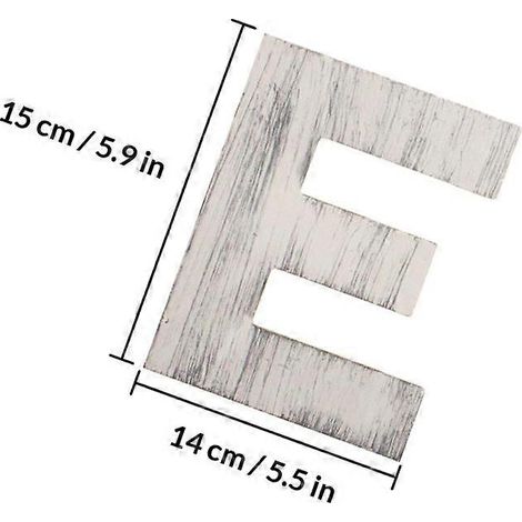 Décoration murale suspendue en bois lettres ensemble de 3 pièces pour intérieur (1/4)