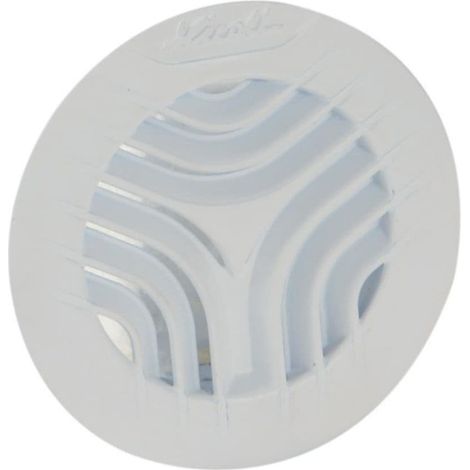 Nicoll – Grille d'aération intérieure Ø125 avec moustiquaire – Pose à clipser sur tube PVC – Résine renforcée UV – Surface de passage 70 cm² (1/2)