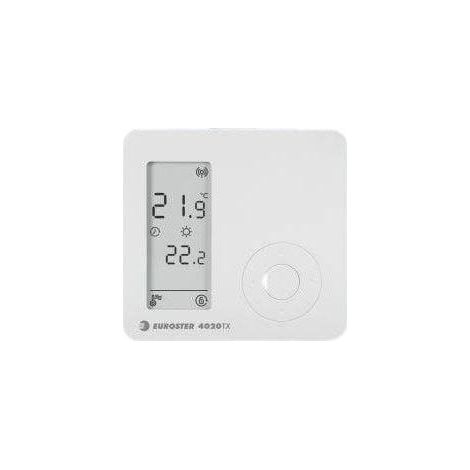 Termostato euroster E4020TXC6 bianco LCD superficie IP20