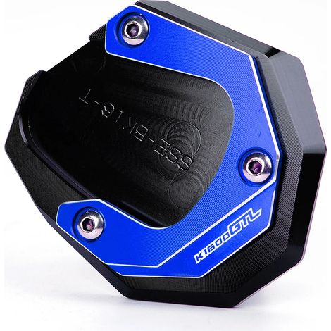 (Bleu-K1600GTL) Compatible avec BMW K1600B, K1600GT et K1600GTL (2017-2023) (Non compatible avec les modèles 2011-2016) Béquille latérale de moto CNC avec porte-clés maxpower (1/4)