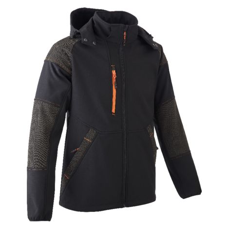 Giacca Softshell in pile YUKI II - Nero L (1/4)