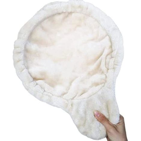 Hamac pour chat en peluche douce - convient aux structures d'escalade à faire soi-même et aux installations de cadres suspendus (1/5)