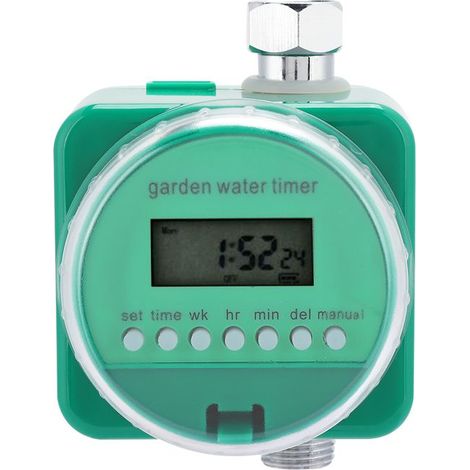 Programmateur d'Arrosage Automatique, Minuterie Eau Jardin Balcon pour Irrigation Goutte-à-Goutte (1/5)