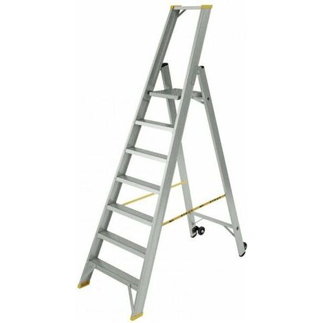 Stehleiter 4 Stufen - Maximale Arbeitshöhe 2.84m - 9304 (1/5)