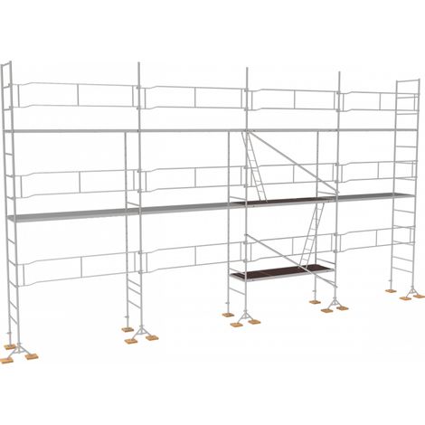 Lot échafaudage de maçon M49 Master 91 m² Tubesca Comabi