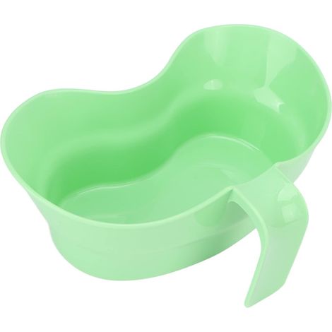 Bassin à vomissements - 1 unité - Plastique robuste - Hygiène buccale et soins - Personnes âgées et patients - Bleu (1/5)