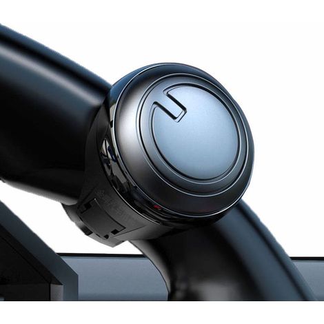 Bouton rotatif de volant, boule d'assistance de direction universelle, poignée de direction à 360 degrés, adaptée pour volant de voiture, tracteur, tondeuse à gazon, chariot élévateur, voiture (1/4)