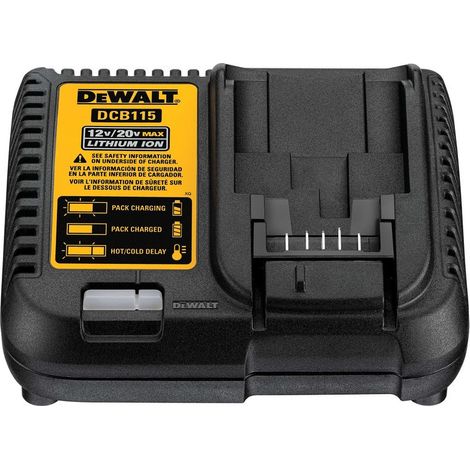 Pack de 2 batteries DEWALT DCB115P2 - XR 18V 5Ah Li-Ion avec chargeur — vue 4