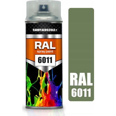 Vernice spray acrilica RAL 6011 verde reseda (1/2)