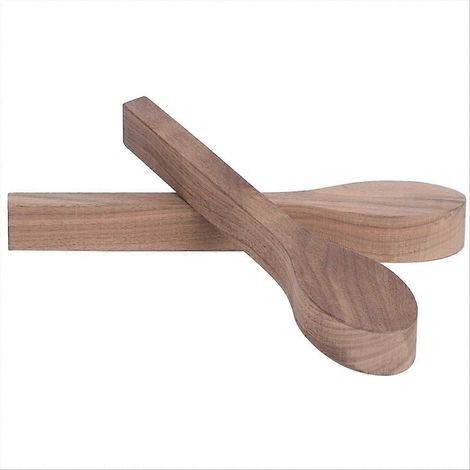 Kit de 2 cuillères à sculpter en bois de noyer pour enfants débutants (1/5)