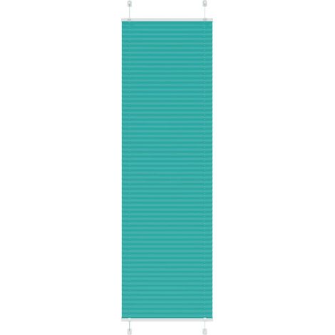 Plissee Petrolgrün 65x200 cm Stoffbreite 64,4 cm Polyester vidaXL (1/5)