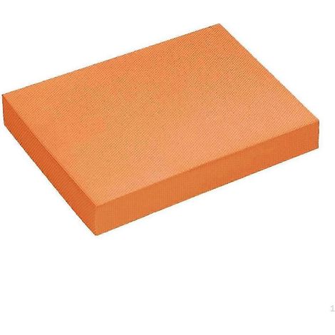 Planche d'équilibre en TPE haute densité orange pour le yoga, le pilates et les exercices de stabilité à domicile (1/5)