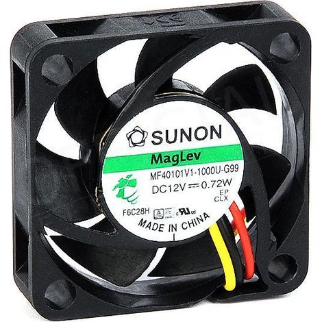 Ventilatore 12vdc 40x40x10mm 0,73w 3cavi Vapo Mf40101v1-g99