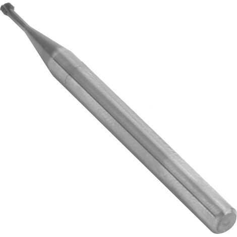 Fraise à fileter carbure tungstène, 3 dents 60°, M2.5x0.45xD4x50, outil CNC pour gravure de filets, acier rapide, tige 4mm, longueur 50mm. (1/5)