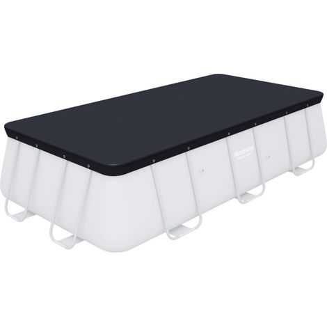 58232 Bâche 4 saisons pour piscines hors sol rectangulaires Power Steel 404 x 201 cm (1/3)