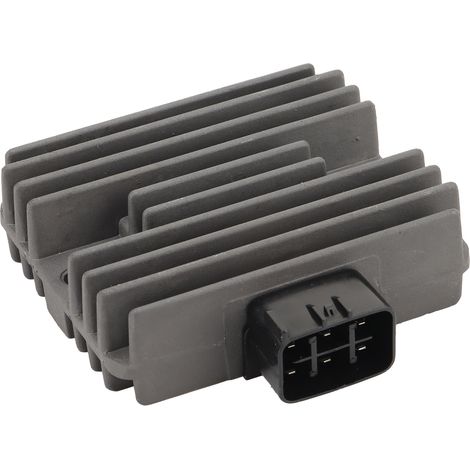 The rectifier regulator 21066-0712 is compatible with the Kawasaki Z250, Z300 and Ninja 250 motorcycles and is an original replacement part for the charging voltage regulator.