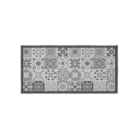 Tapis rectangulaire - L 120 x 50 cm - Gris - Livraison gratuite (1/3)